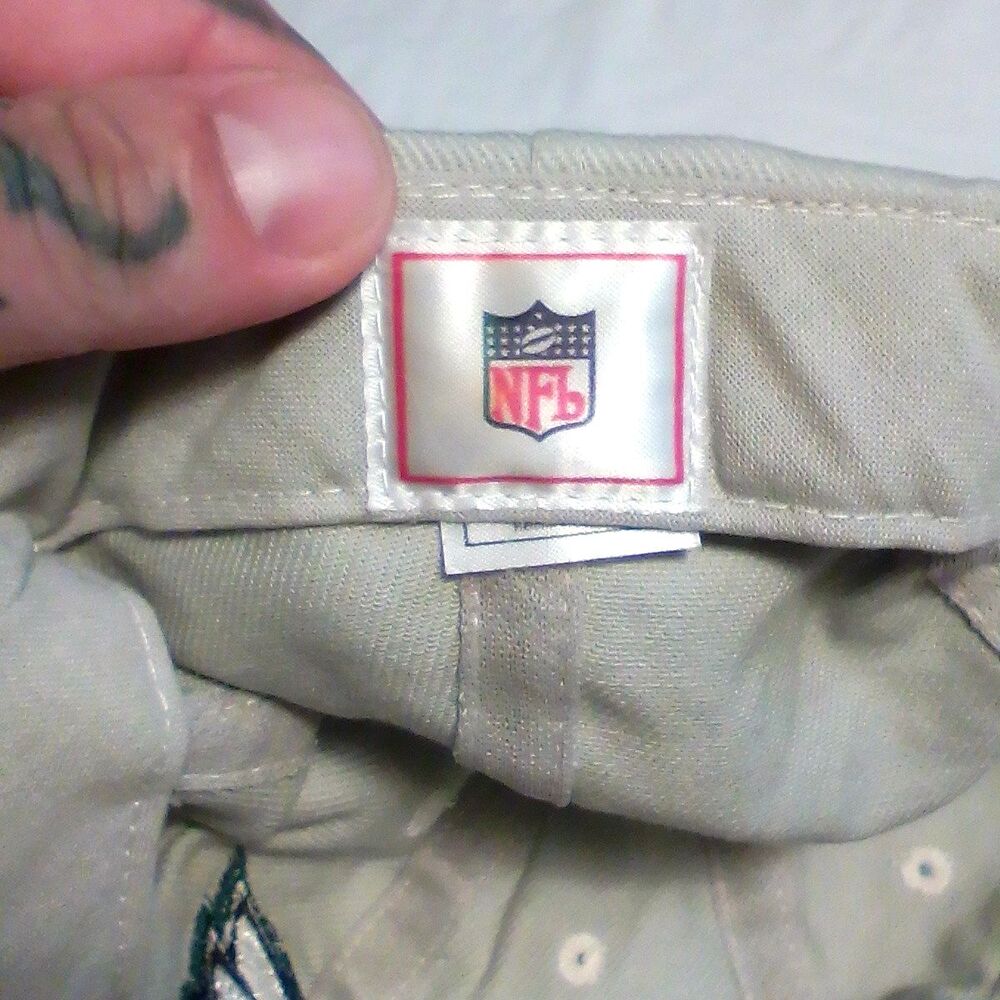 Vintage Philadelphia Eagles NFL 90s Mens Promotional Strapback Hat Casual Adult - Picture 8 of 10